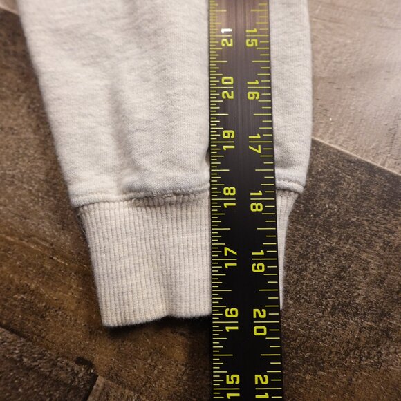 Levi’s Denim Trucker Jacket Hoodie Youth Large Blue Jean Sweatshirt - Picture 8 of 10